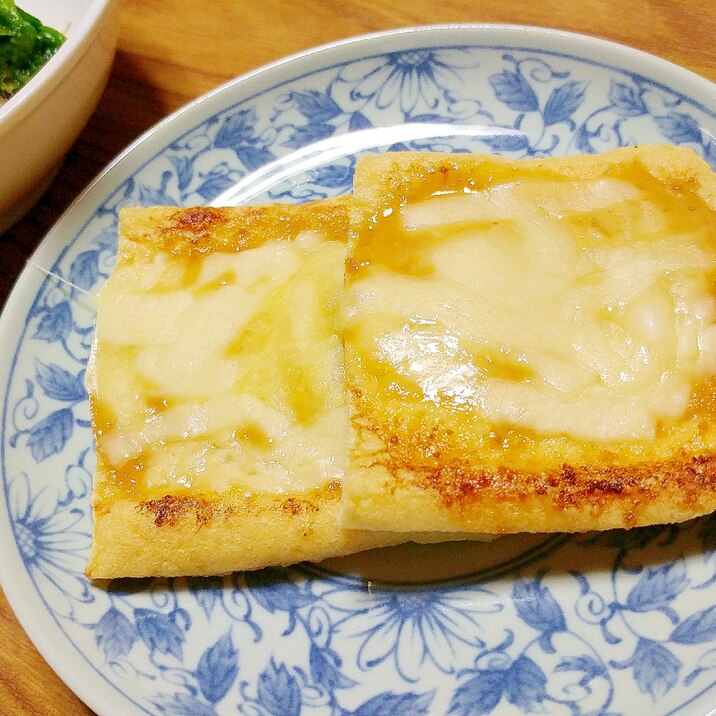 油揚げのチーズ焼き